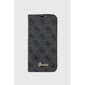 Maska na preklop Guess PC/TPU 4G Metal Camera Outline Book za iPhone 14 Pro Max crna