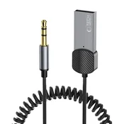Tech-protect Adapter Tech-Protect UltraBoost audio mini jack 3.5mm (moški)/Bluetooth - siv