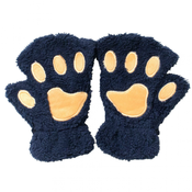 Rokavice brez prstov Paw - temno modre KP21325