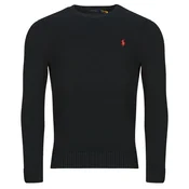 Polo Ralph Lauren PULL COL ROND EN COTON EPAIS Črna