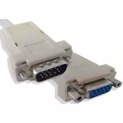 Produzni VGA 15 pin. kabl za monitor M/F sa 2 ferita 5 m Wiretek