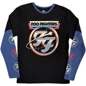 Foo Fighters Comet (Sleeve Print) Black & Denim Blue XL Majica