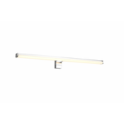 LED stenska svetilka v svetleči srebrni barvi (dolžina 60 cm) Lino - Trio