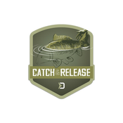 Nalepka Delphin Sticker Carp Catch Release 9x8cm