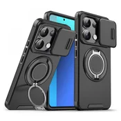 Maska CamShield Ring stand za Xiaomi Redmi Note 13 4G (EU) crna