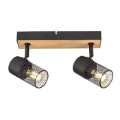 RABALUX Plafonska lampa Metta crna