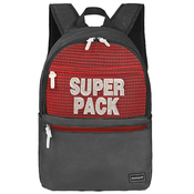 SCOOL Ranac za školu Teenage Superpack 45x30x14cm SC1660 crveno-crni