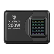 Viking USB GaN punjač 200W PD PRO