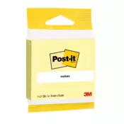 Samoljepljiva bilježnica, 76x76 mm, 100 listića, 3M POST-IT, žuta 7100172243
