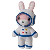 AFTONSPARV Plišana igracka u odelu astronauta, zec, 28 cm