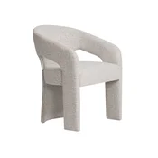 Stol Burleson 457 Svetlo bež, 78x62x60cm, Blago, Lesen, Iverna plošča, Les