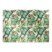 Decormat Podloga za zaščito tal Hawaiian leaves 140x100 cm 15 cm