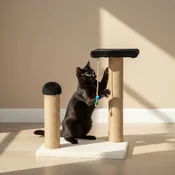 Paws & Whiskers Grebalica za macke Else, Crna