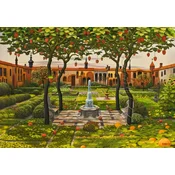 Castorland - Puzzle Umetniška zbirka: Patio - 1 500 kosov