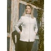BOUCLÉ MODA Ženska jakna Sneg, Bela
