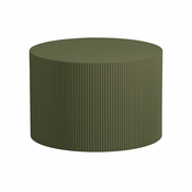 Kaki zelena okrogla mizica o 60 cm Sanne – WOOOD