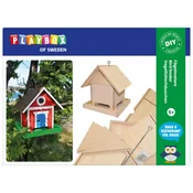 PLAYBOX Naredi sam lesena krmilnica za ptice 225x240x226 mm