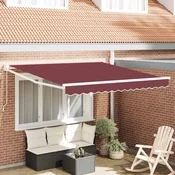 Tenda na rucno uvlacenje bordo 300 x 250 cm