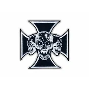 shumee Našitek z lobanjo - Podloga za nalepko/toplotno varjenje - Vezen našitek/značka/emblem