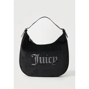 Juicy Couture Torba za čez ramo Kimberley črna/srebrna