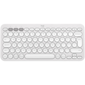 LOGITECH K380S Multi-Device Bluetooth Keyboard - TONAL WHITE - US INTL