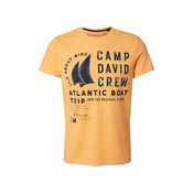 CAMP DAVID Majica oranžna/črna