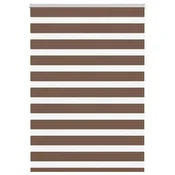 Zavjesa zebra smeda 95x150 cm širina tkanine 90,9 cm poliester