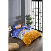 Aberto Design Komplet posteljina Doodle Fitted, 200x220 cm, Šarena
