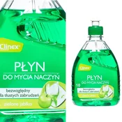 NEW CLINEX HandWash 500ML detergent za ročno pomivanje posode brez prog in črt.