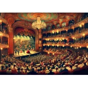 Art puzzle - Puzzle Gledališka scena - 1 000 kosov