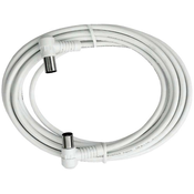 Axing Antenski priključni kabel Axing, [1x antenski vtikač 75 ? -1x antenska vtičnica 75 ?], 3,