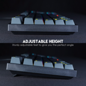 Tastatura Mehanicka Gaming Fantech MK886 RGB Atom siva (red switch)