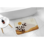 tulup.si Kopalniške preproge Sončna pokrajina 90x60 cm Bela in siva