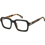 David Beckham DB7113 WR7 ONE SIZE (50) Črna/Kristalna