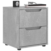 Nocni ormaric VISNES beton sivi 45x40x50 cm konstruirano drvo