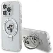 Karl Lagerfeld KLHMP13LHMRSKCH iPhone 13 Pro 6.1 white hardcase Ring Stand KarlChoupettte MagSafe (KLHMP13LHMRSKCH)