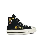 Sneakers Chuck Taylor All Star Lift Embroidered Flowers - Converse Black/ Egret/ Bright Outlook EUR 39.5