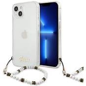 Guess GUHCP13SKPSWH iPhone 13 mini 5,4 Transparent hardcase White Pearl (GUHCP13SKPSWH)