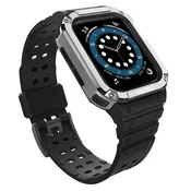 Hurtel Protect Strap Band za Apple Watch 38/40/41mm, črna, srebrna