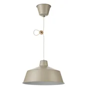 SJÖMAKT Viseča svetilka, bež/jesen, 38 cm