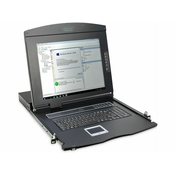 DIGITUS KVM stikalo 48cm 8:1 LCD KVM Switch Digitus DS-72210-2US DS-72210-2US