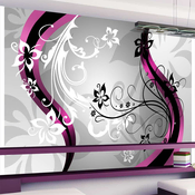 Foto tapeta - Art-flowers (pink) 300x210