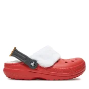 Crocs Natikači Classic Lined Santa Clog 210933 Rdeča