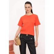 Trendyol Milla Ženska majica TWOSS26TS00131, Crvena