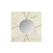 Kayoom STENSKO OGLEDALO, 41/41/2 cm steklo, kamen, leseni material