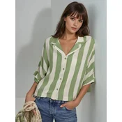 Busem Bluza zelena/bela