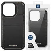 Dux Ducis Rafi Mag denarnica ovitek z stojalom za iPhone 15 Plus (črn)