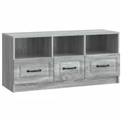 Vidaxl TV omarica Siva Sonoma 102 x 34,5 x 47 cm Inženirski les