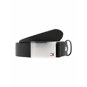 TOMMY HILFIGER Pas PLAQUE 3.5 ADJ, črna