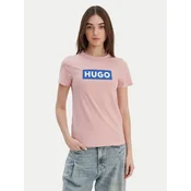 HUGO Majica Classic 50510772 Roza Slim Fit